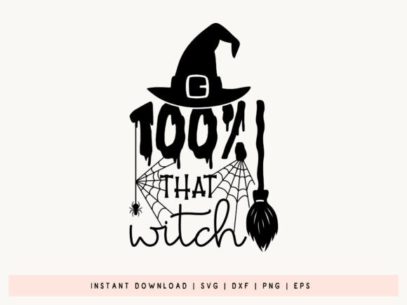 100 That Witch – A Halloween Embroidery Design That Charms