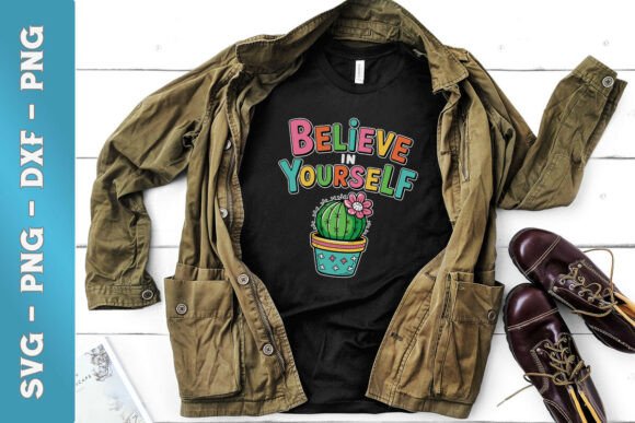Believe in Yourself Funny Cactus SVG Review for Real Embroidery Projects