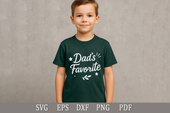 Dad's Favorite SVG: A Lighthearted Touch for Family-Themed Embroidery