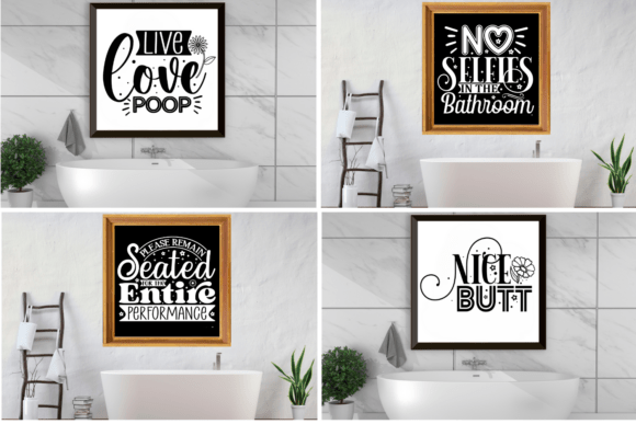 Funny Bathroom SVG Bundle 5: A Designer’s Real-World Take