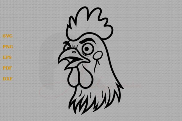 Funny Chicken SVG Peeking Chicken SVG