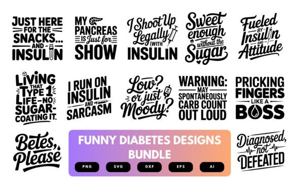 Funny Diabetes SVG Bundle: A Designer’s Honest Take for Real Embroidery Use