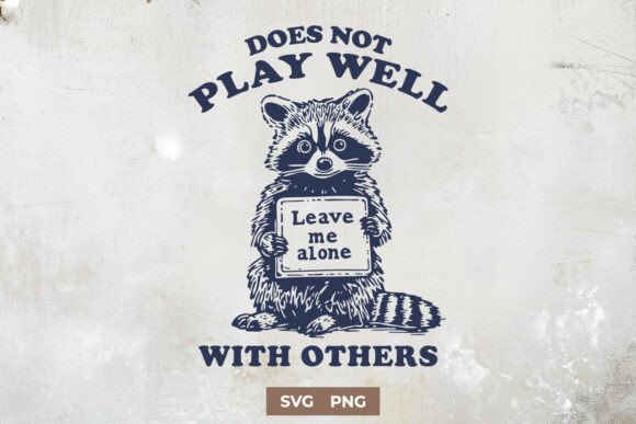 Grumpy Raccoon SVG: A Fun, Sassy Embroidery Pick