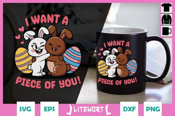 I Want a Piece of You Funny Easter SVG