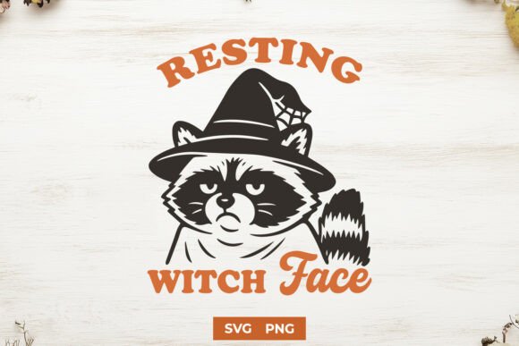 Resting Witch Face Funny Halloween SVG Review