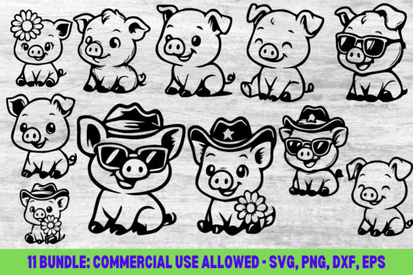 Testing the Pig Funny Bundle SVG in Real Embroidery Projects